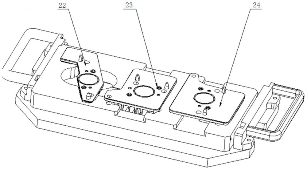 Locking equipment for LED and radiator