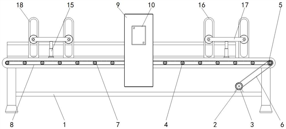 Rust removal device for assembly type steel structure designing and machining