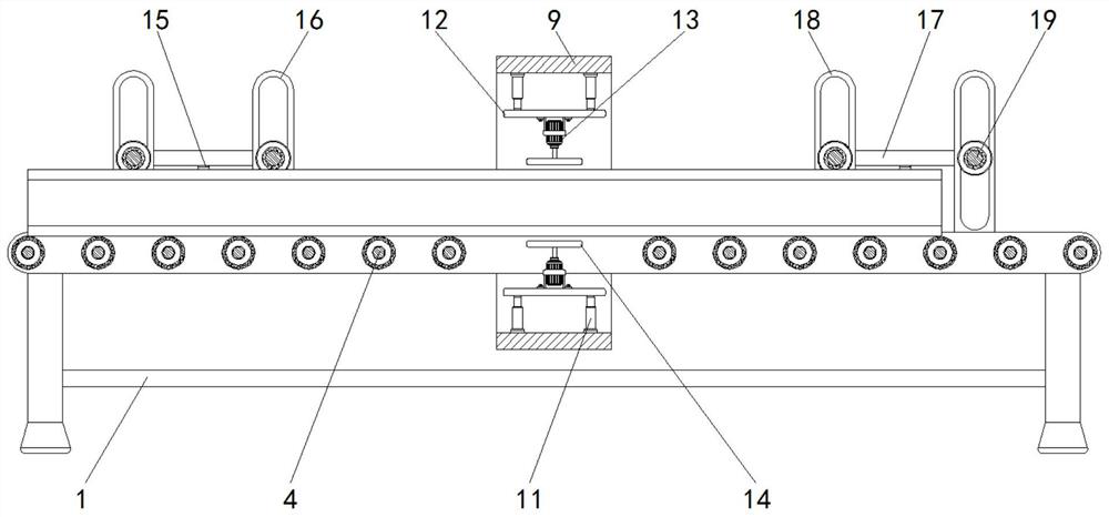 Rust removal device for assembly type steel structure designing and machining