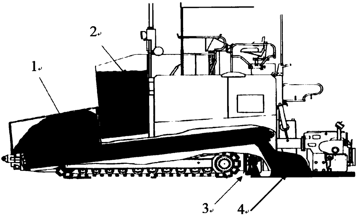 Bonding layer synchronizing drainage asphalt pavement construction process