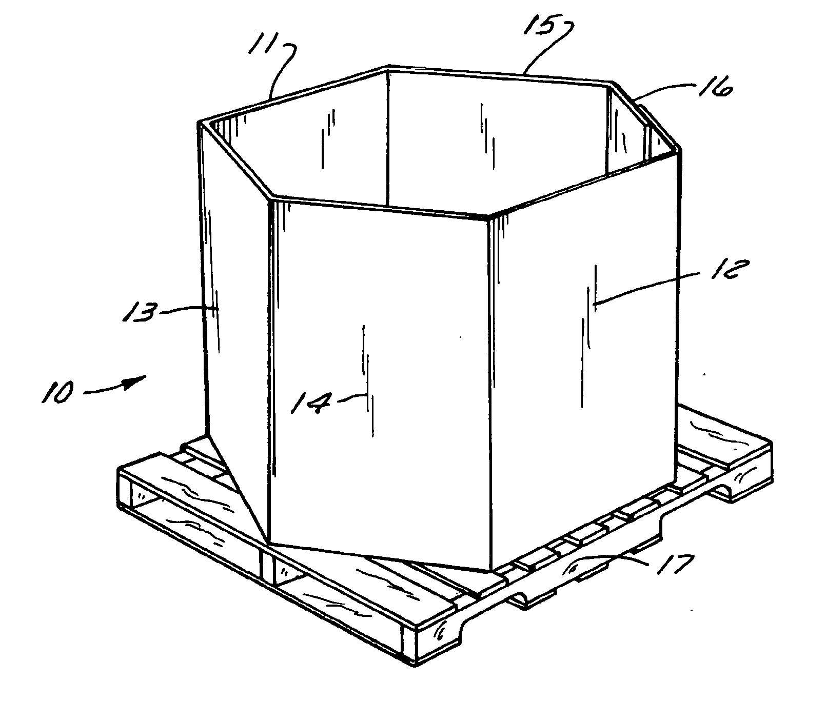 Bulk bin with auto-closing bottom