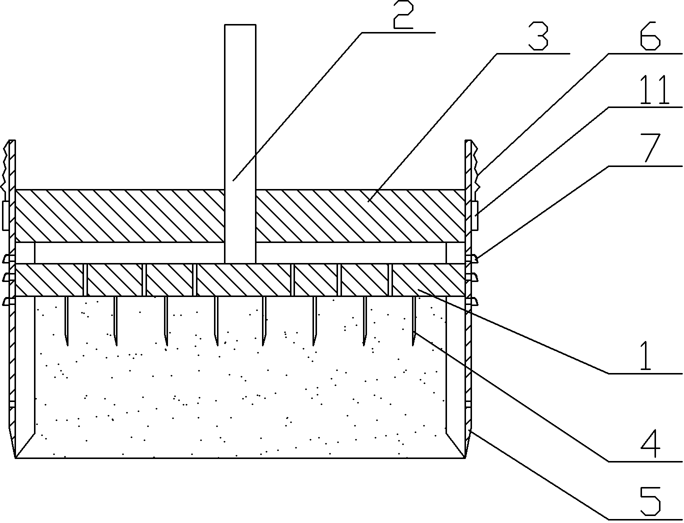 Extruding-dewatering dried tofu shaping device