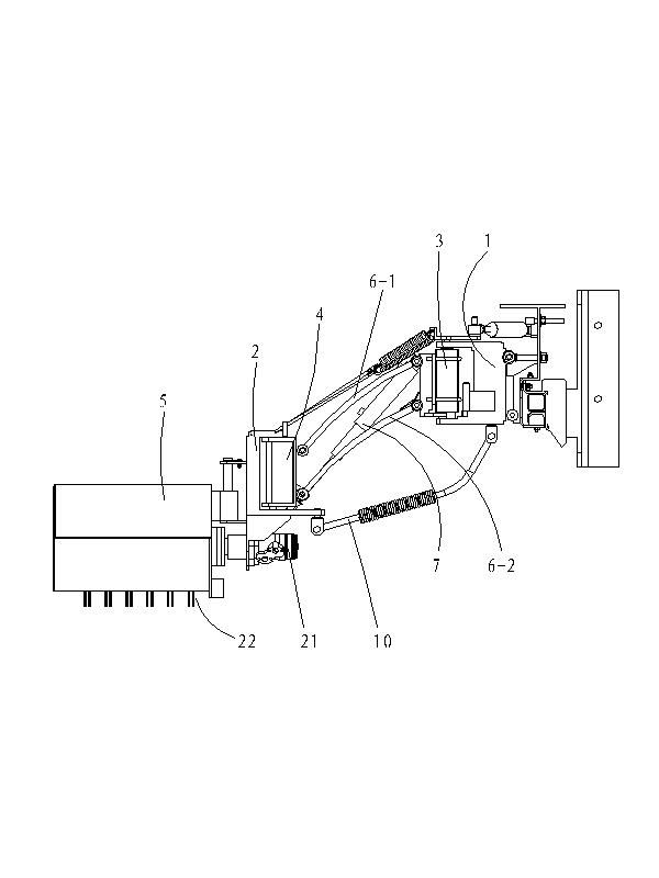 Sweeping device of sweeper truck