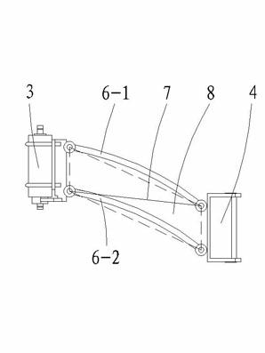 Sweeping device of sweeper truck