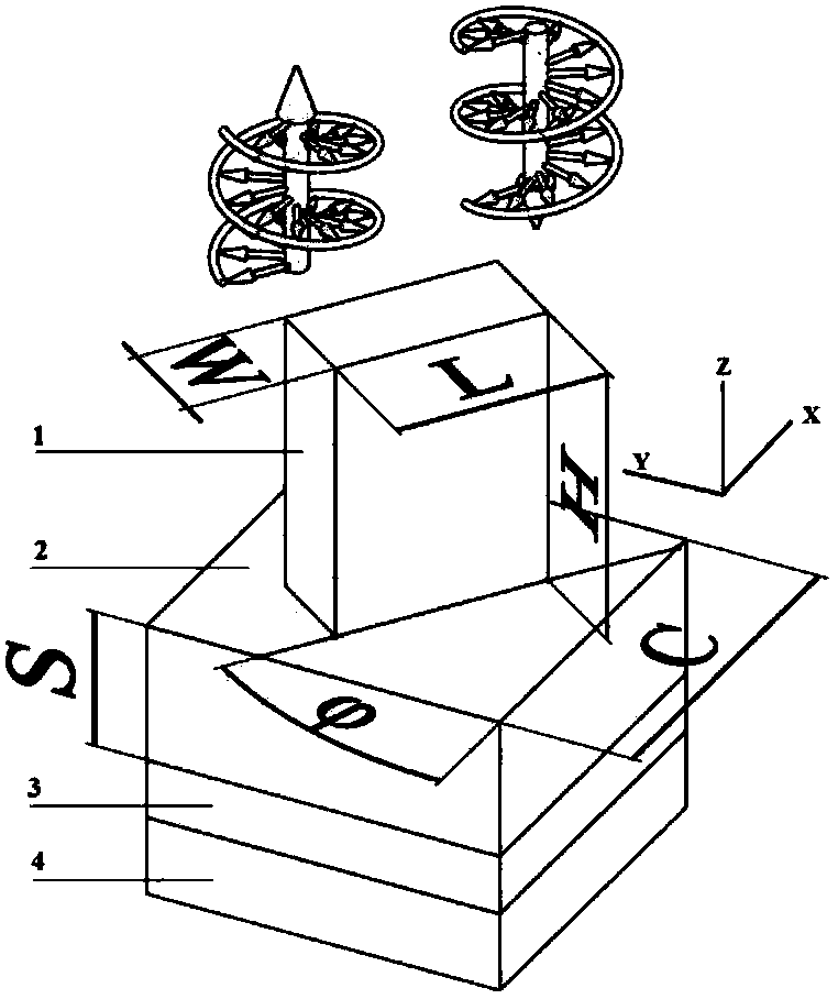 Dielectric geometric phase metasurface material with low depth-to-width ratio and structural optimization method thereof