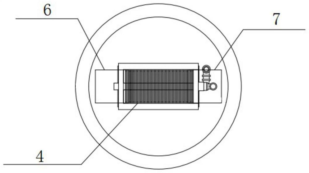 Gas stripping internal circulation membrane tank