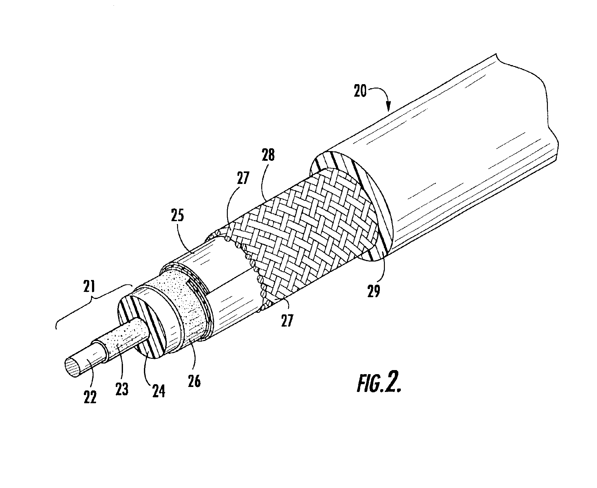 Cable with foamed plastic insulation comprising and ultra-high die swell ratio polymeric material