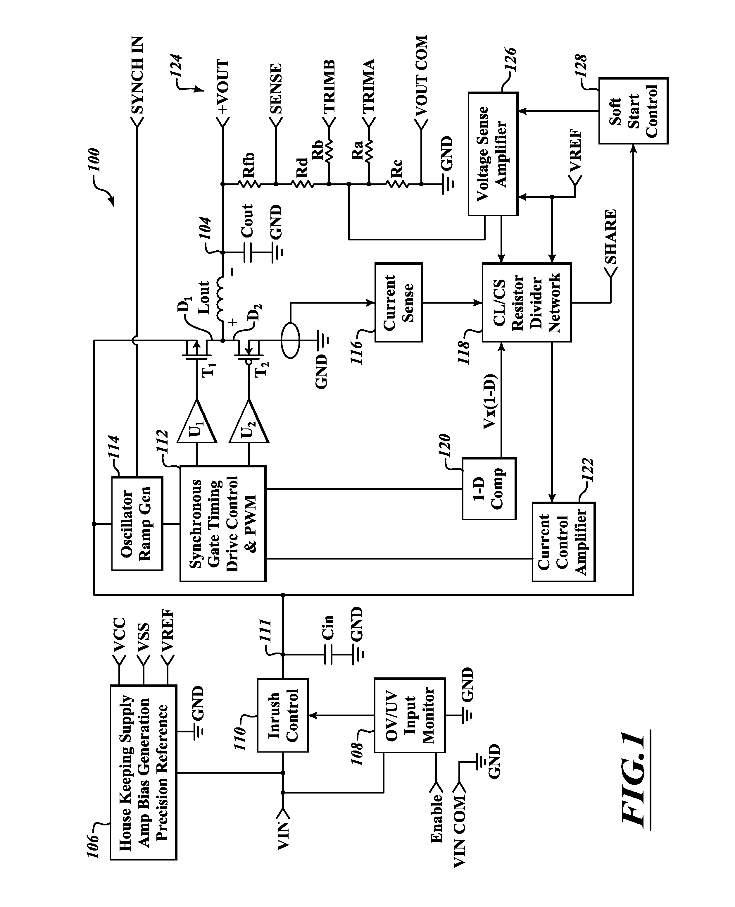 Power converter apparatus and method with compensation for current limit/current share operation