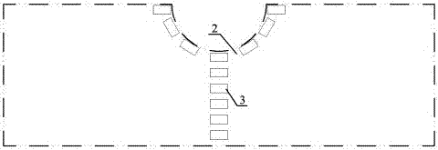 A method for pasting strain gauges in batches