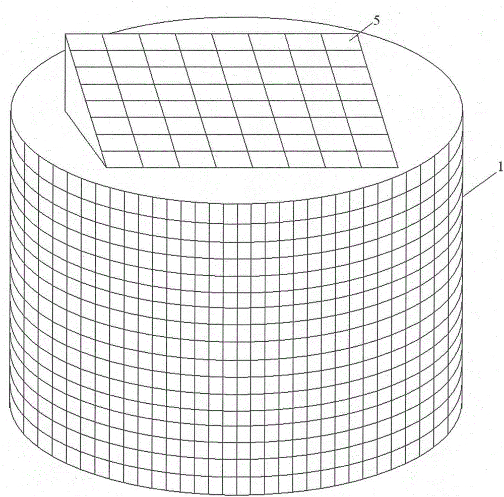 Three-dimensional space dense layout vertical axis quadruple-air-flue wind power generation system