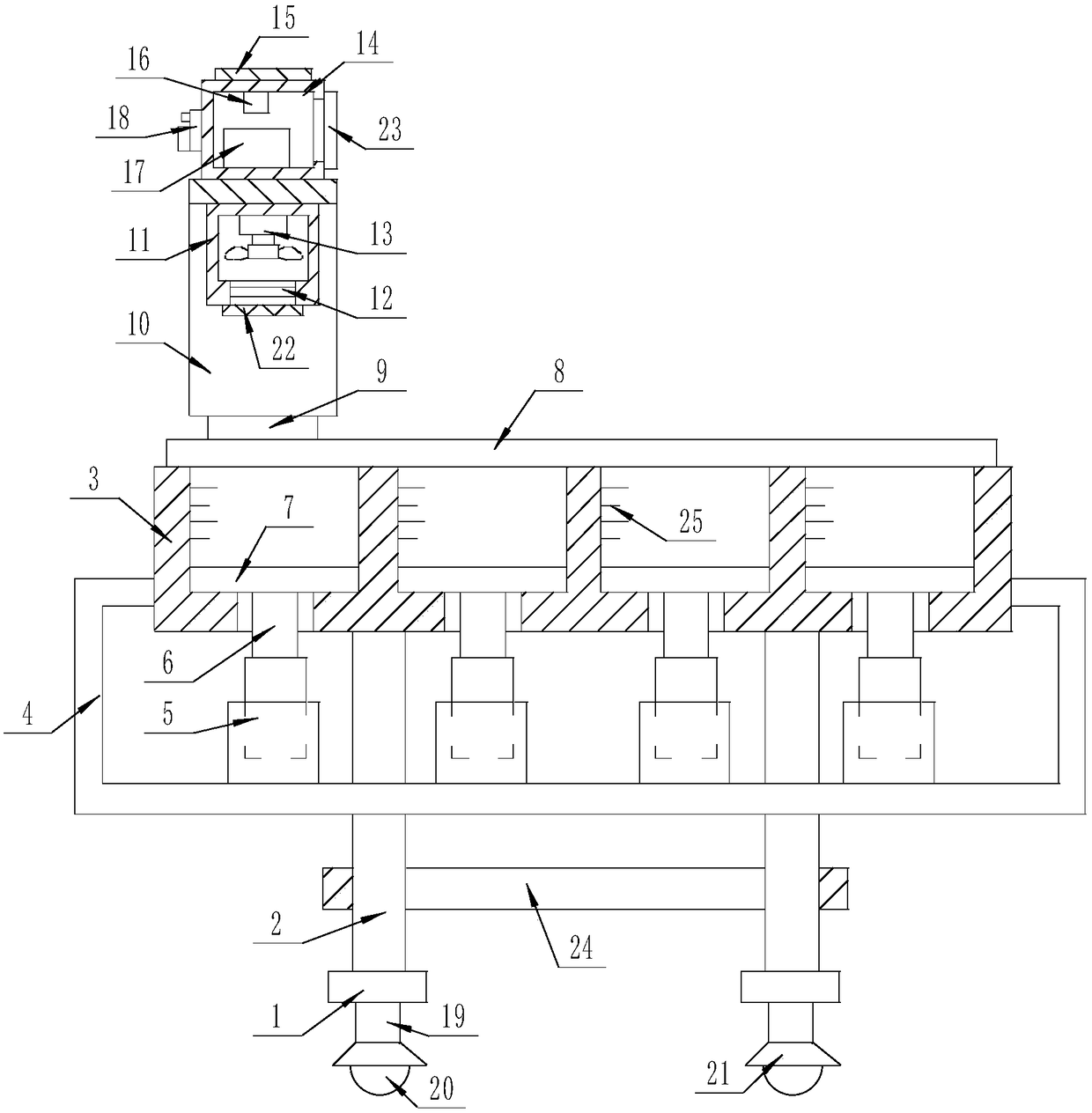 Efficient cement board manufacturing mould for building construction