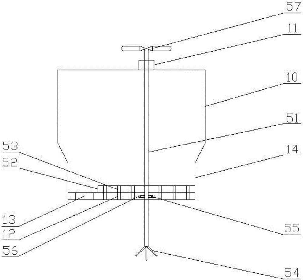 Calcium carbide illuminating lamp