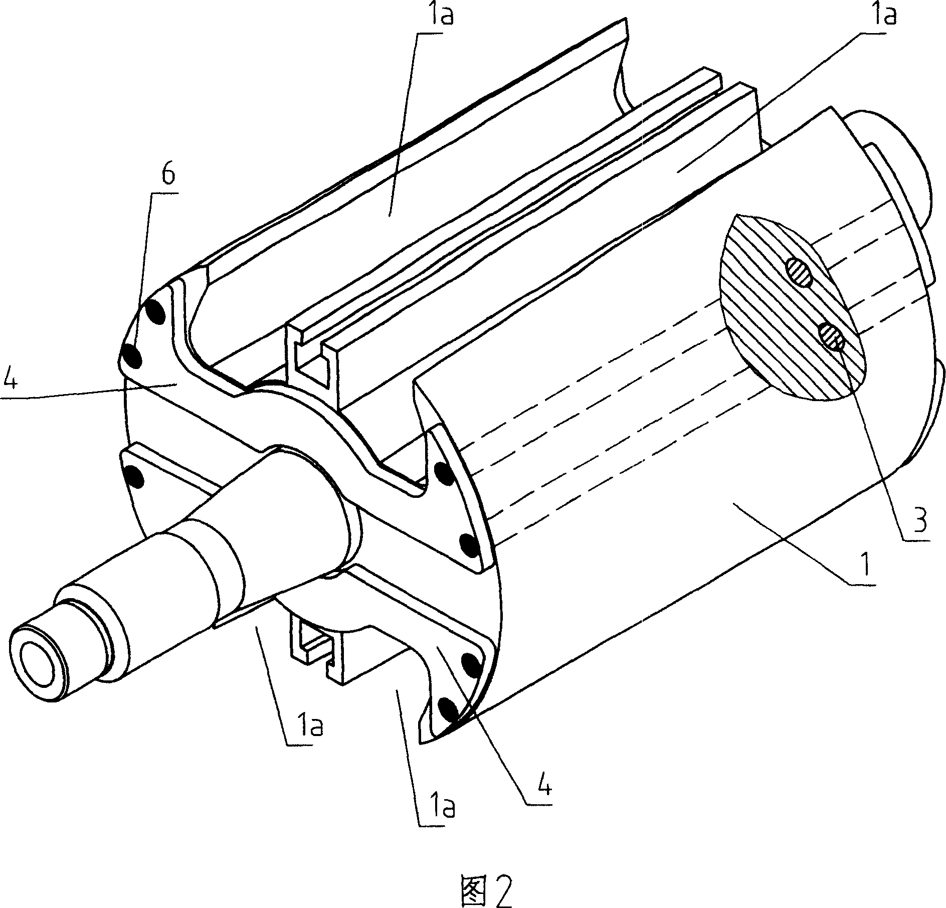 Small-sized dipolar single-phase generator