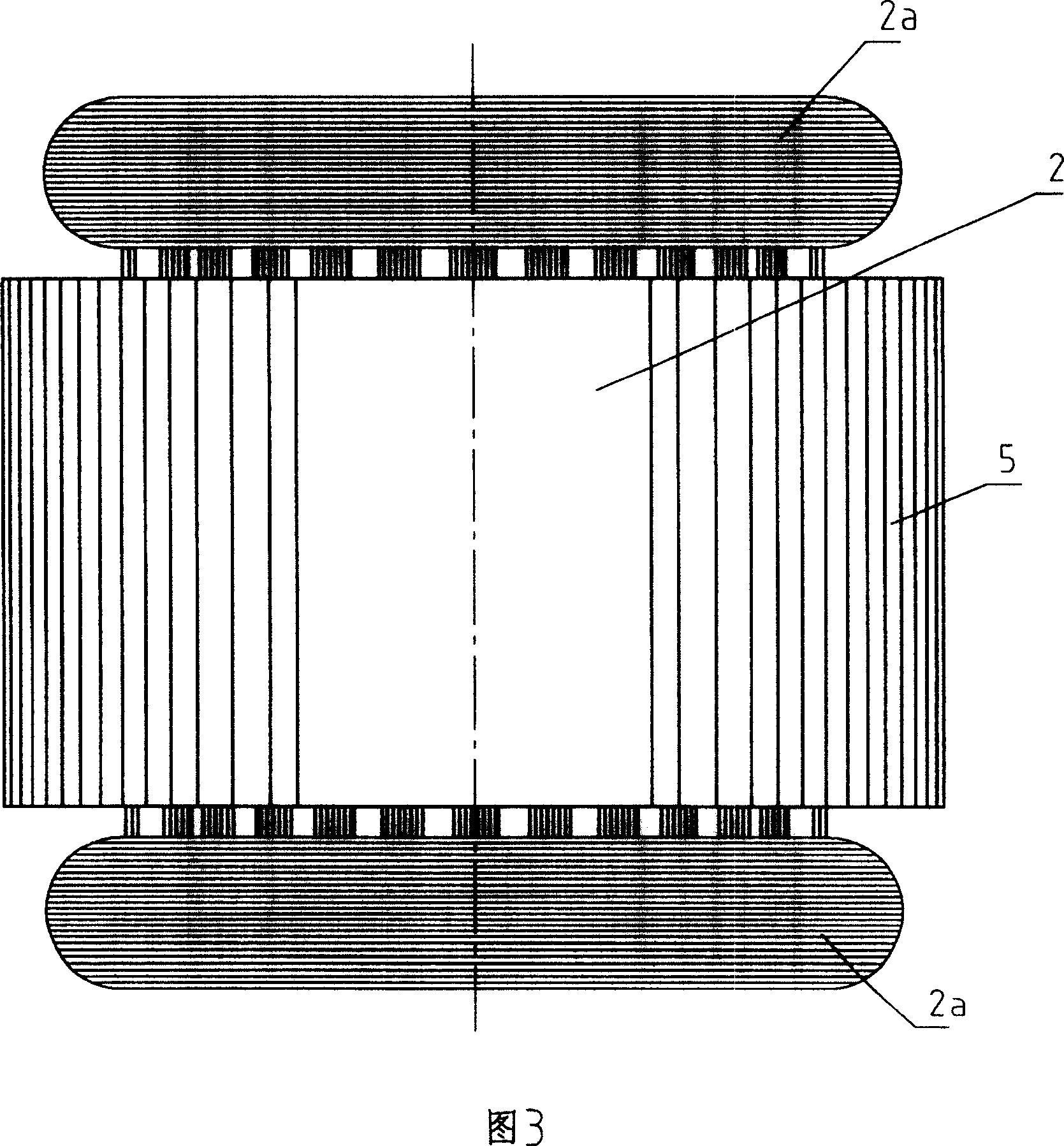 Small-sized dipolar single-phase generator