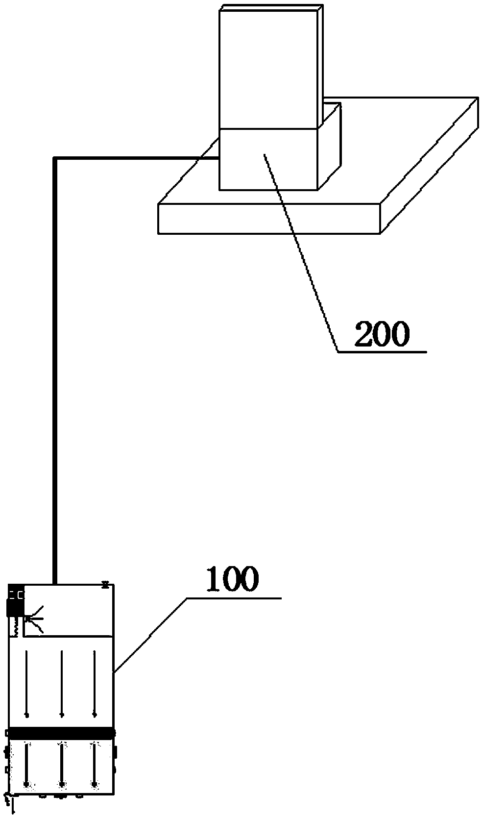 Tracer agent feeding device and using method thereof