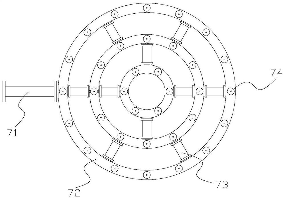 A kind of annular oxygen supply equipment for aquaculture pond