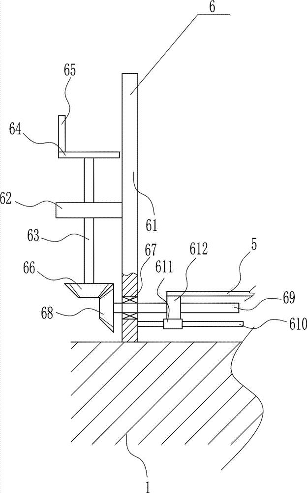 Efficient and automatic water adding device convenient to adjust and used for animal husbandry feeding