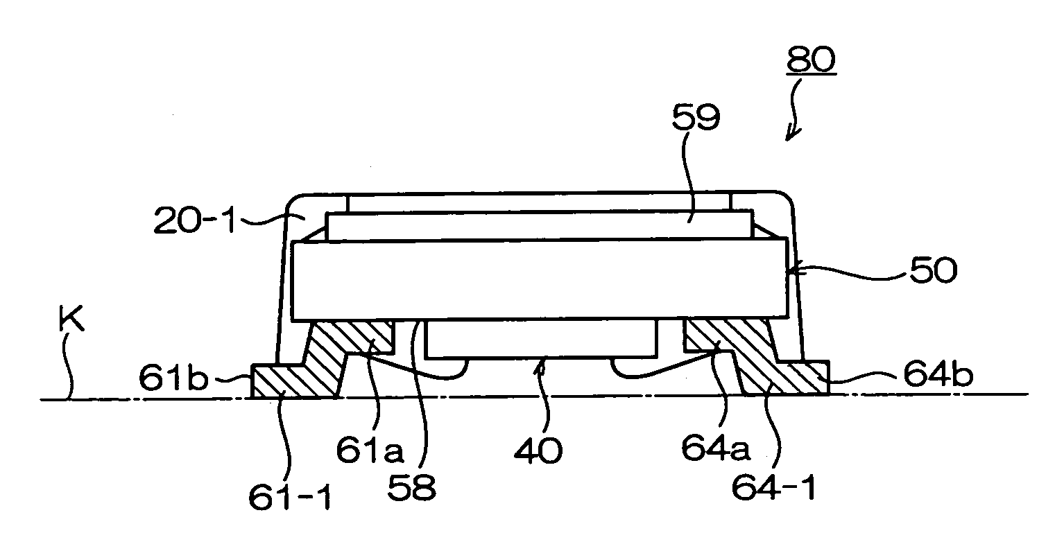 Piezoelectric oscillator, portable telephone unit using piezoelectric oscillator, and electronic equipment using piezoelectric oscillator