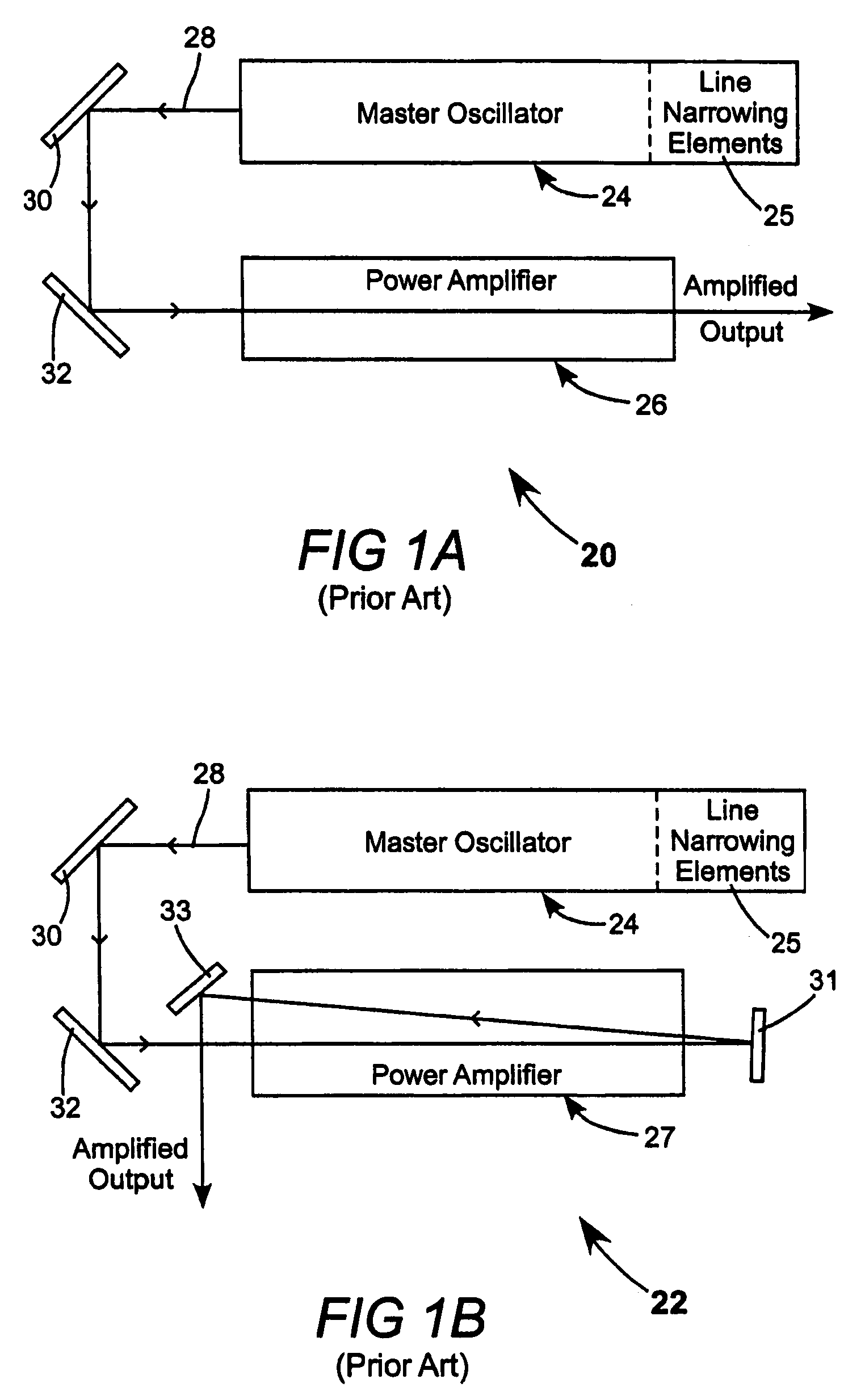 Bandwidth-limited and long pulse master oscillator power oscillator laser systems