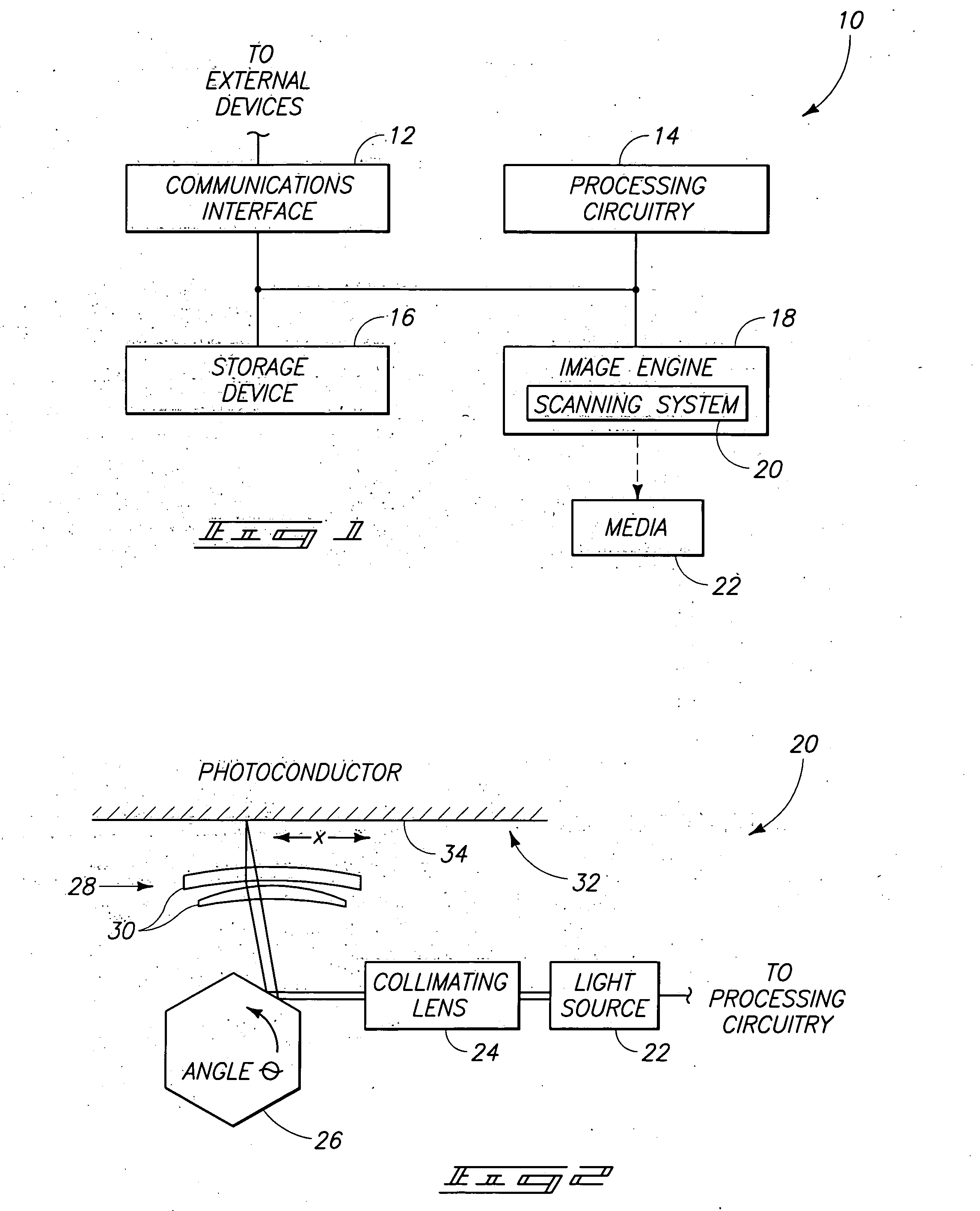 Hard imaging methods, hard imaging device fabrication methods, hard imaging devices, hard imaging device optical scanning systems, and articles of manufacture