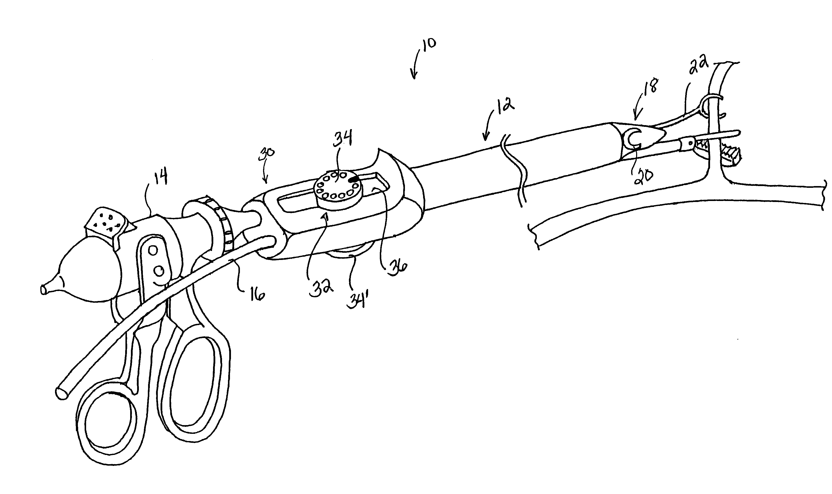 Vein dissector, cauterizing and ligating apparatus for endoscopic harvesting of blood vessels