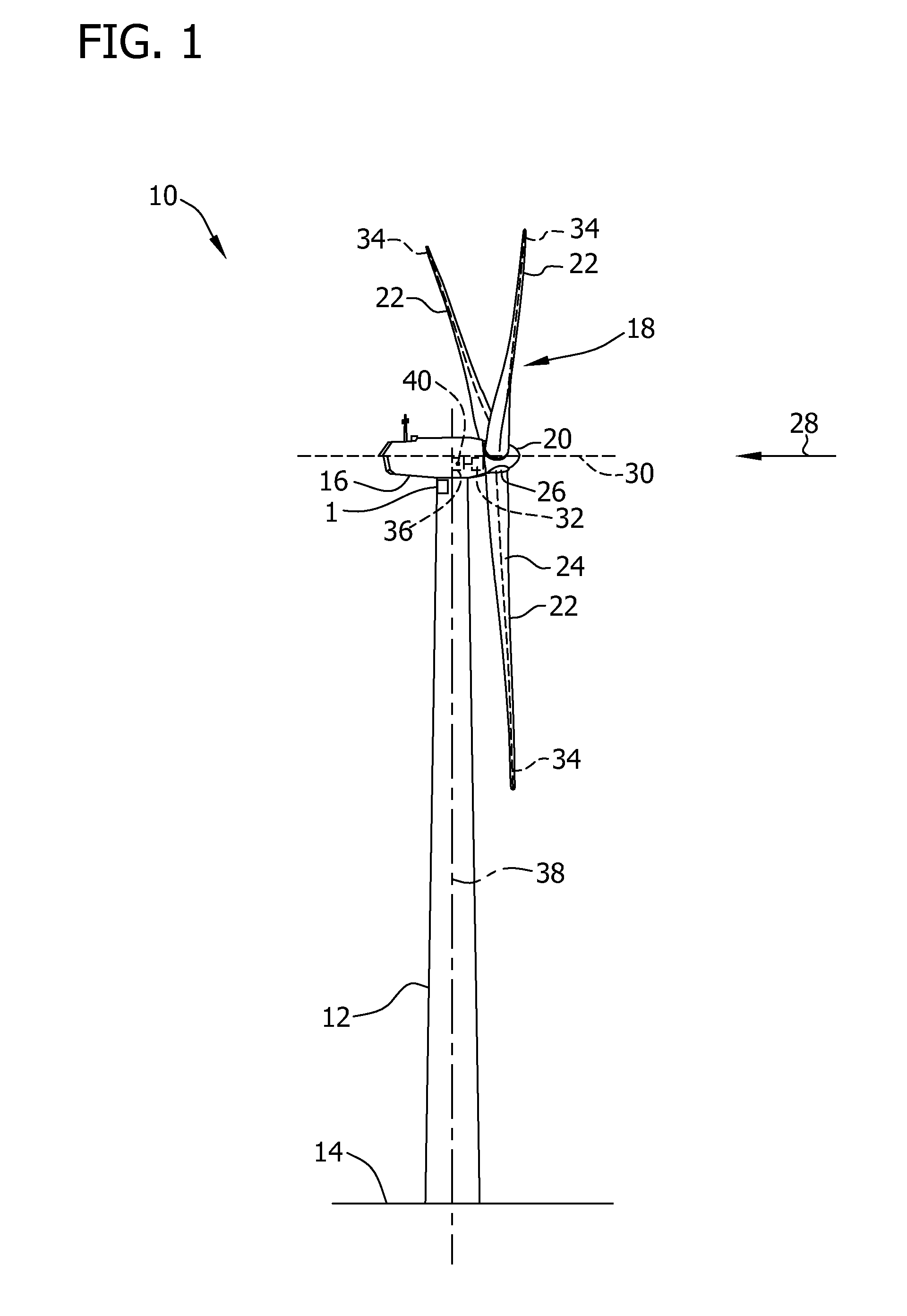 Wind turbine with adjustable damper