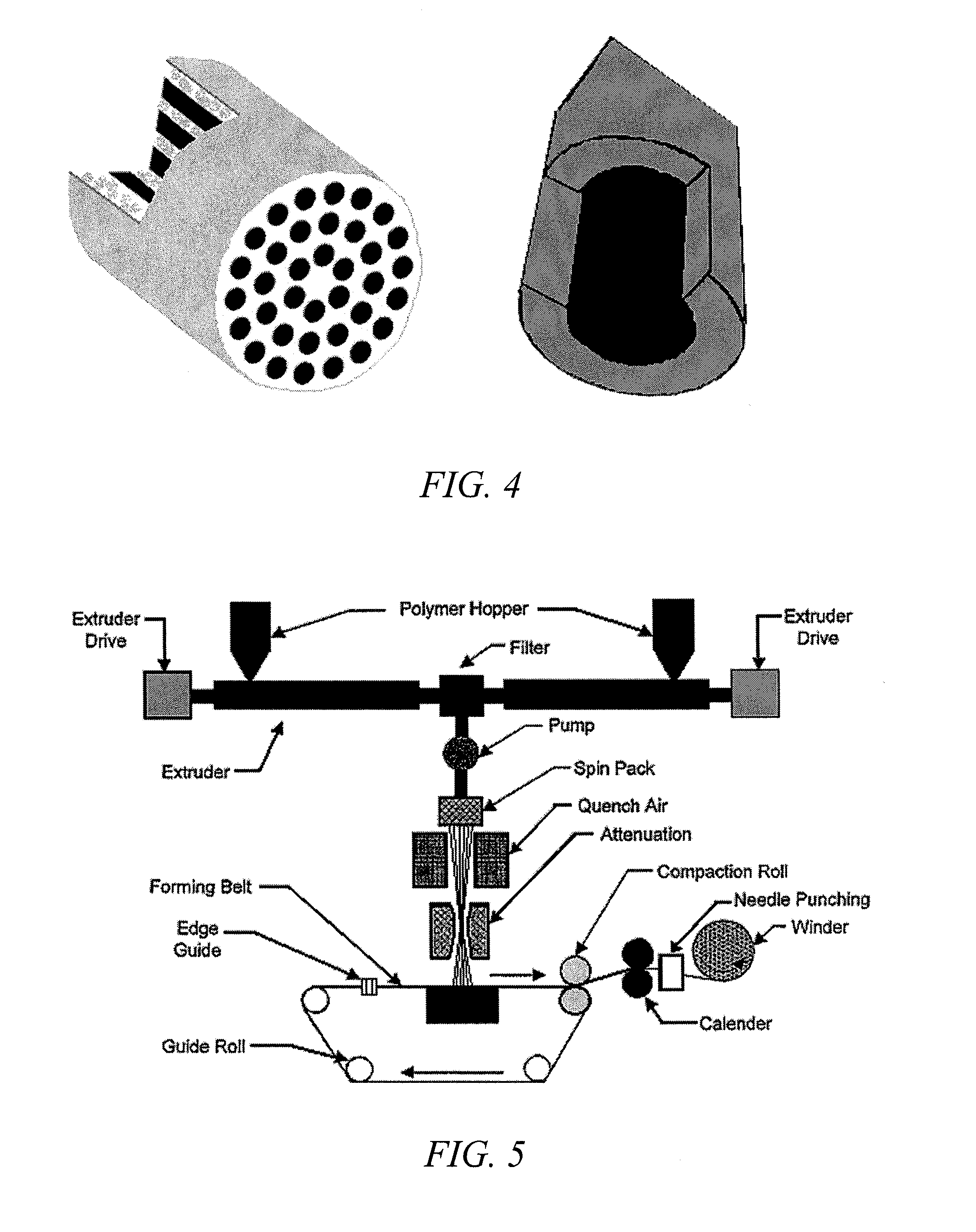 Mixed fibers and nonwoven fabrics made from the same