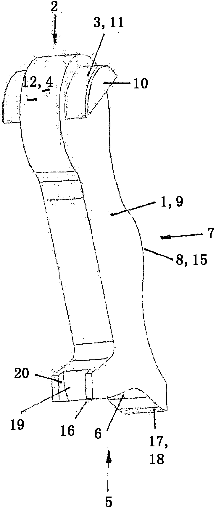 Intermediate lever