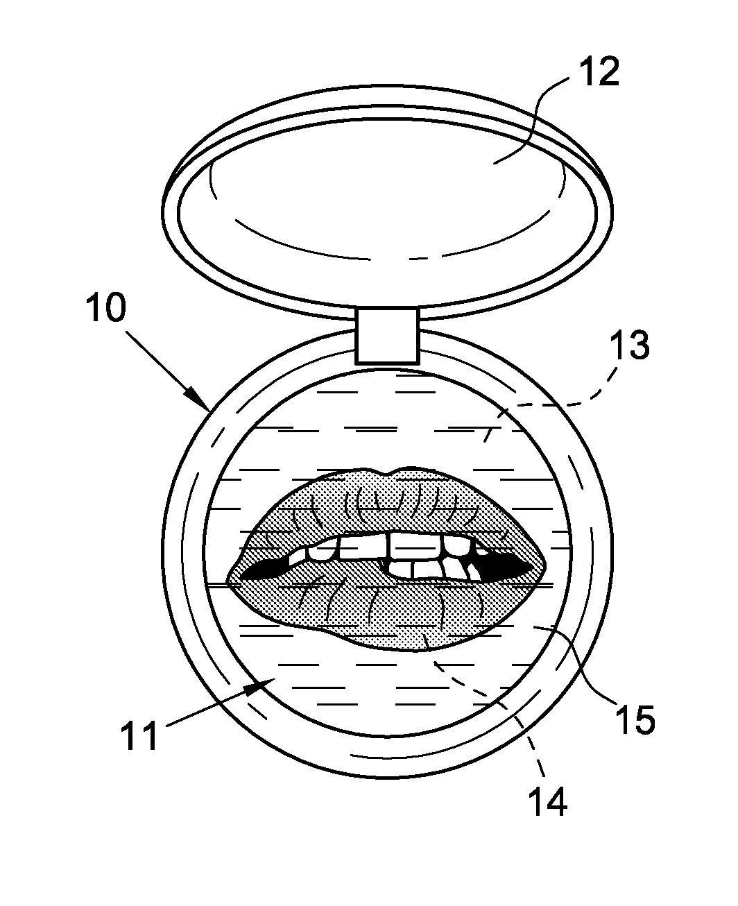 Bottom base for cosmetic products and package for cosmetic products comprising such bottom base