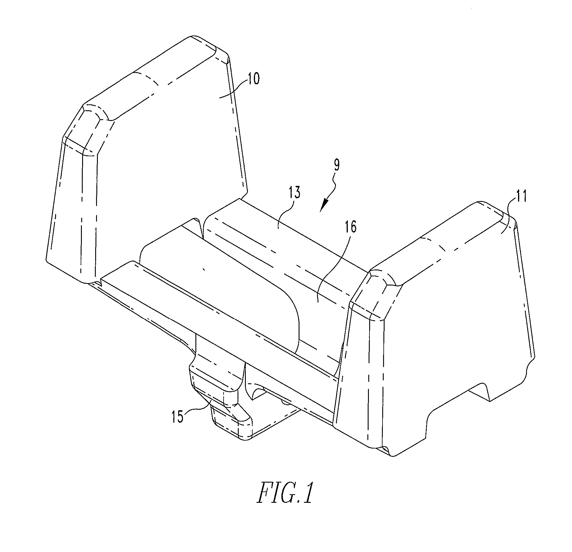 Railway brake shoe