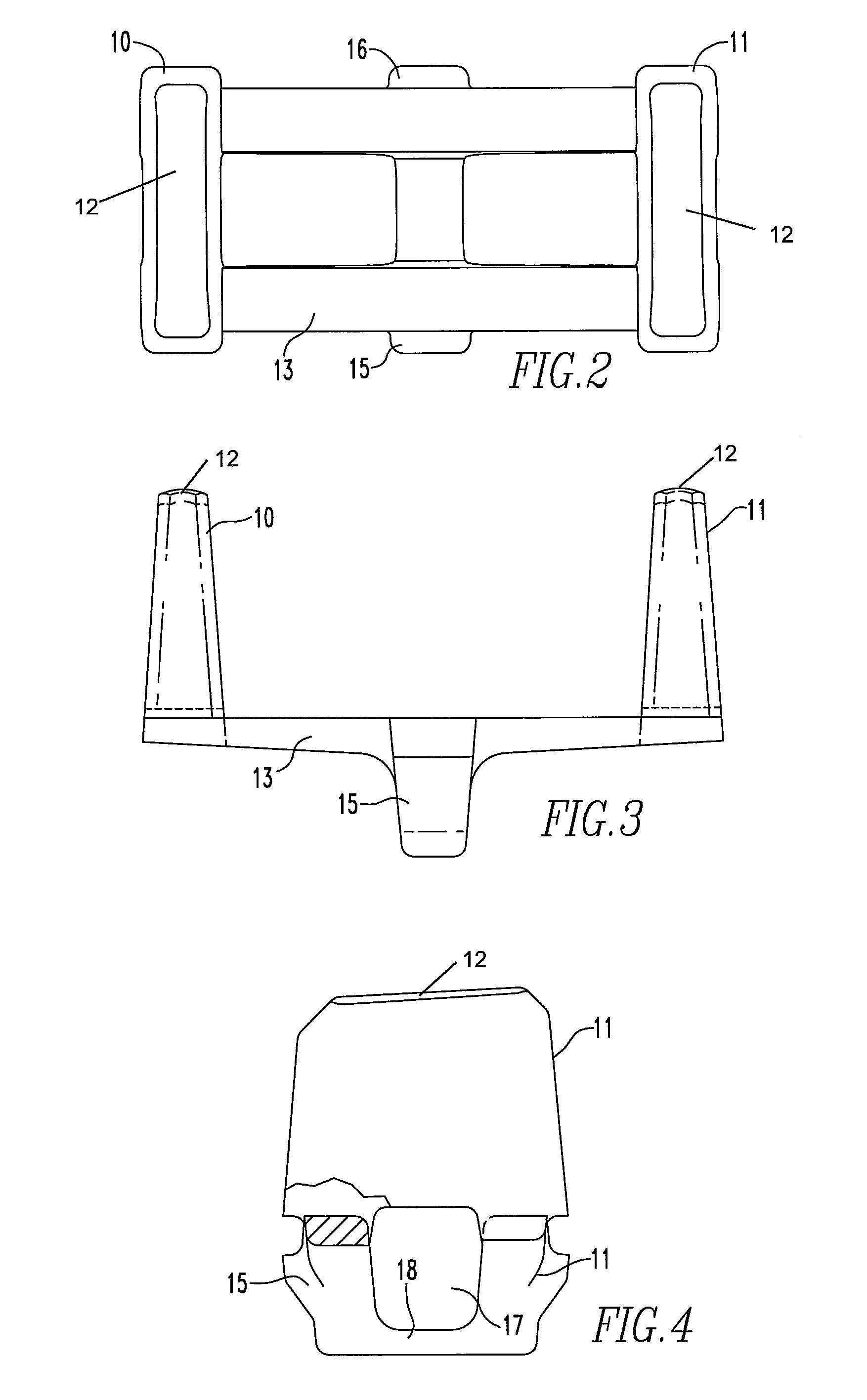 Railway brake shoe