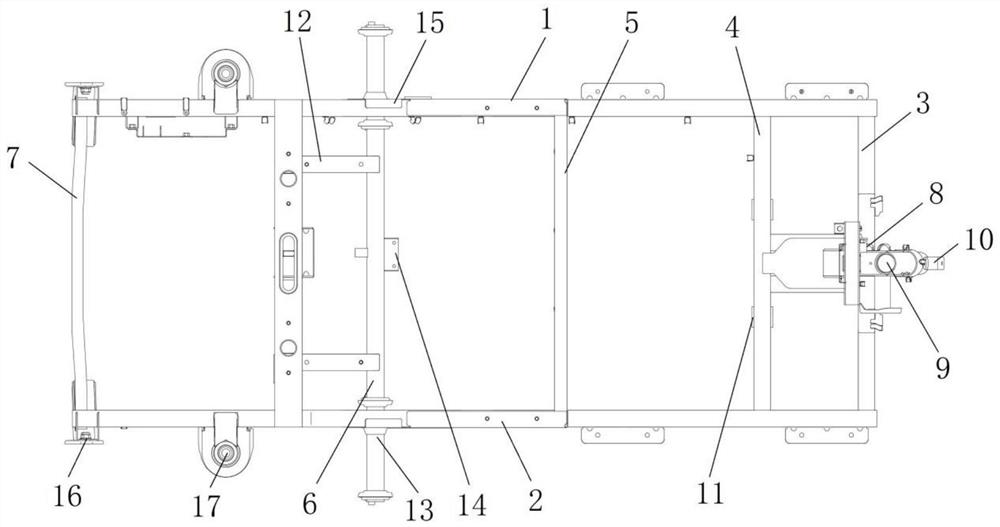 Chassis structure assembly and vehicle