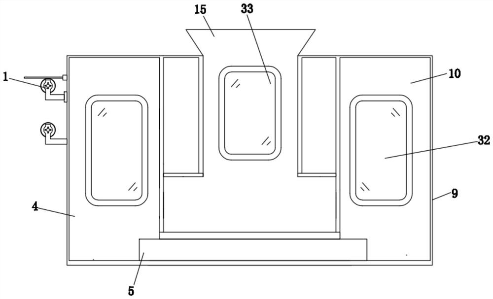 Novel cloth dyeing device for textile