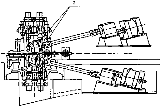 Perforating and rolling method for producing thin-wall seamless steel pipes and special equipment