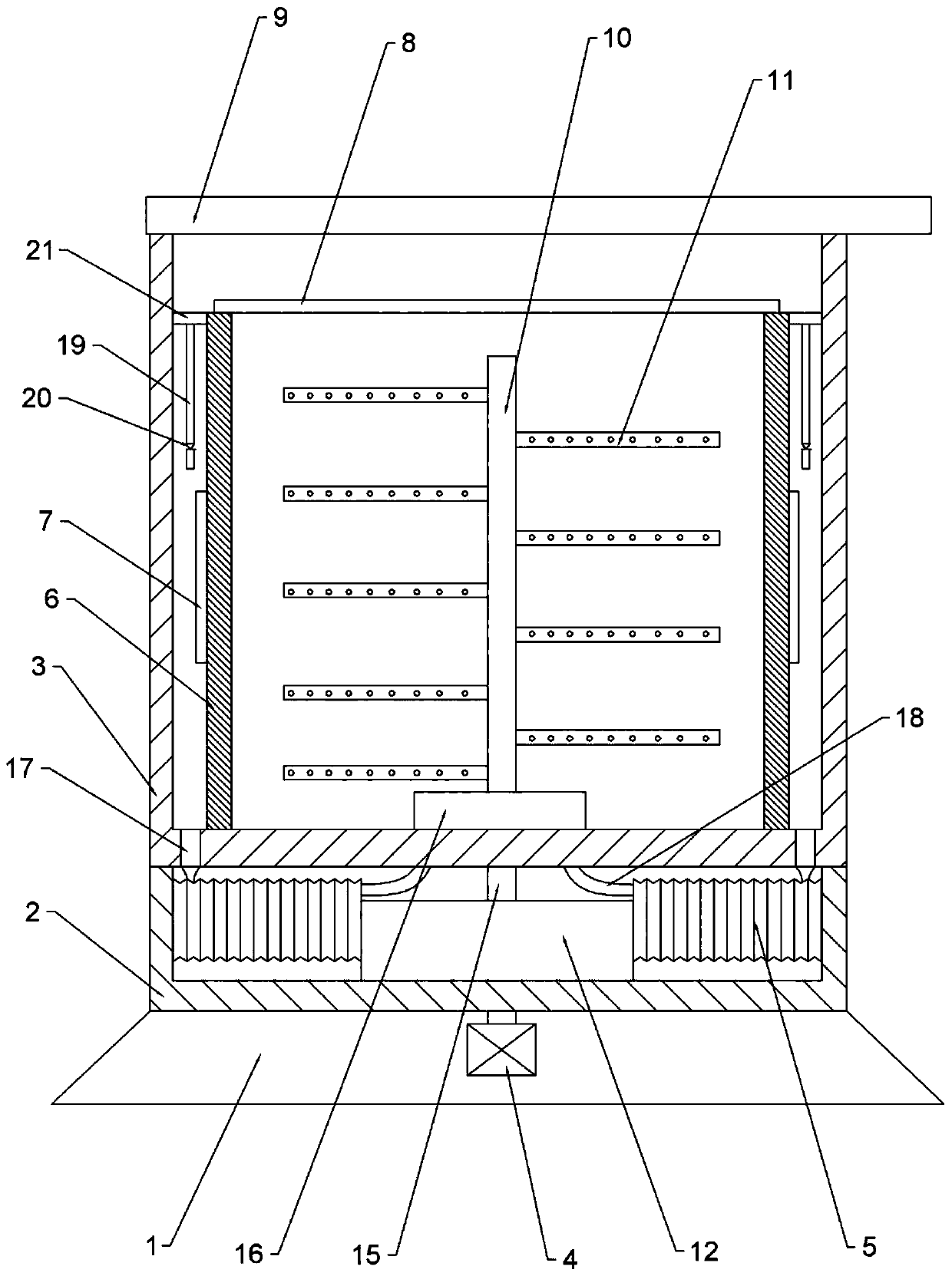 Rice dampproof storage device