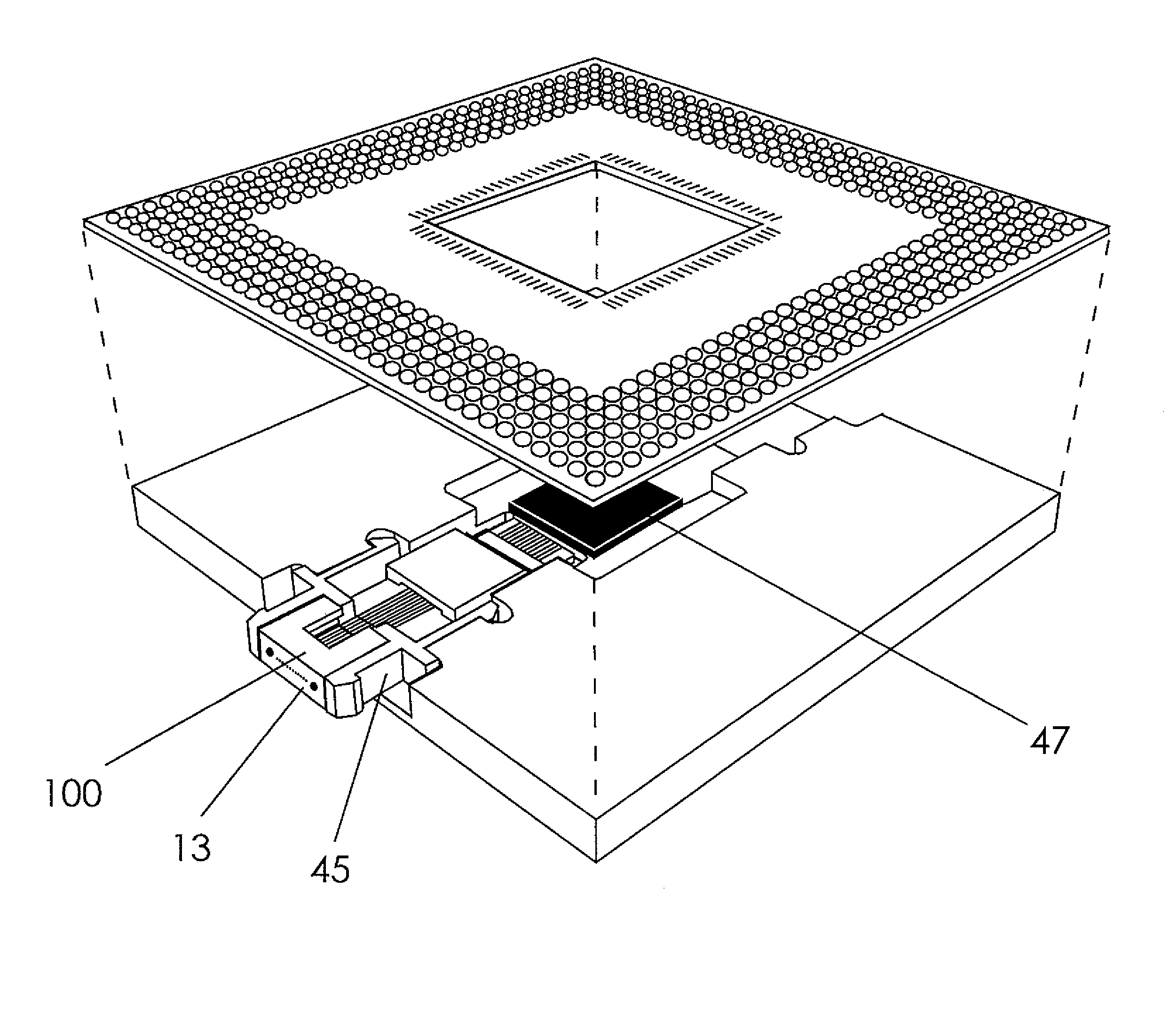 Optically-enabled integrated circuit package