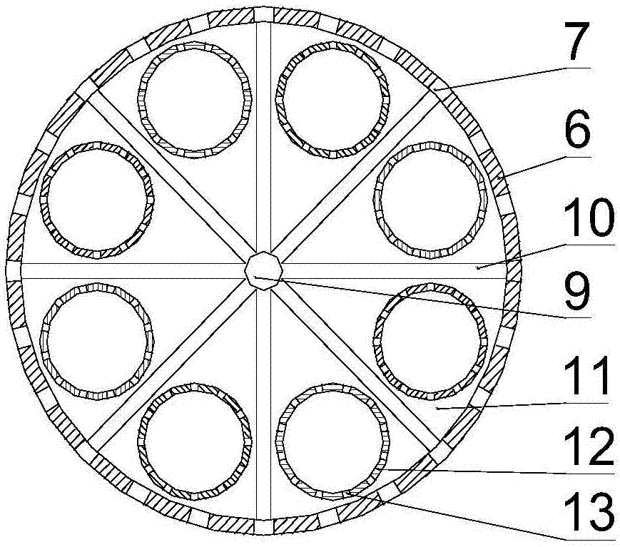 Intermittent rotating separation type drum screen for mining area of coal mine