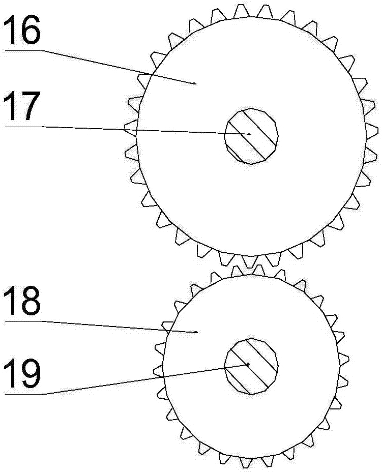 Intermittent rotating separation type drum screen for mining area of coal mine