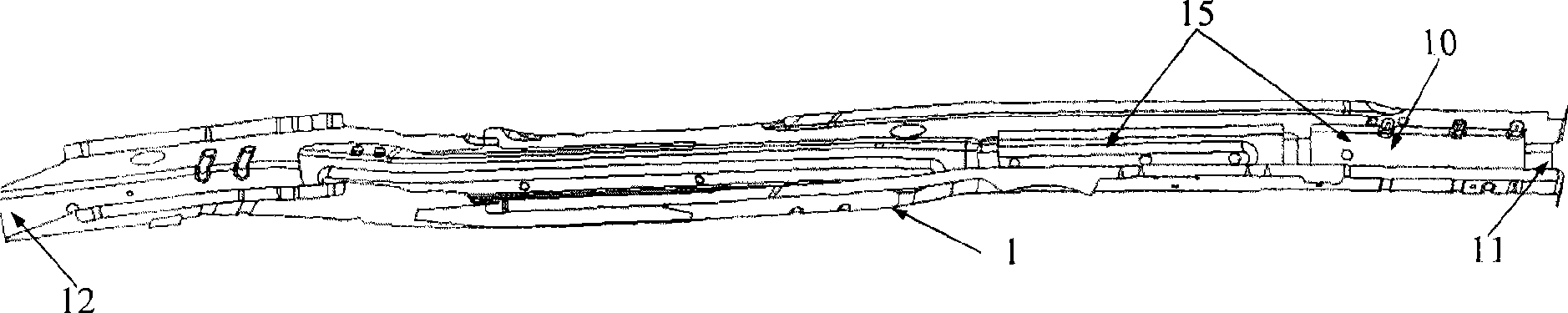 Automobile engine air-taking system