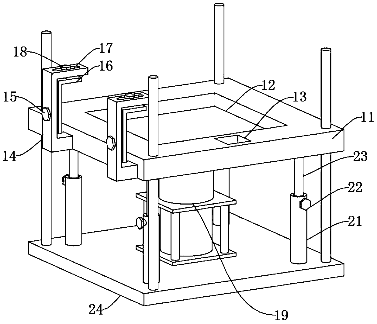 Feeding mechanism based on screw machine tool