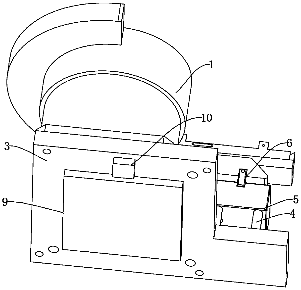 Feeding mechanism based on screw machine tool