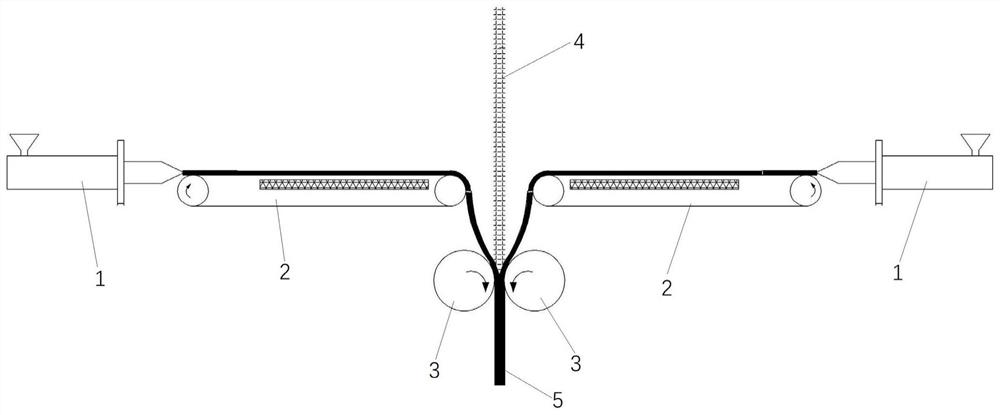 Preparation method of powder net composite porous metal film