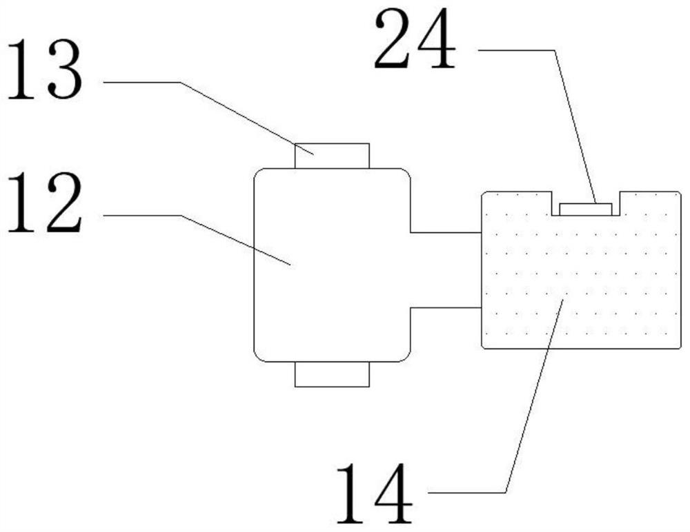 Radiation measurement and warning device for radiology department and adjusting method thereof