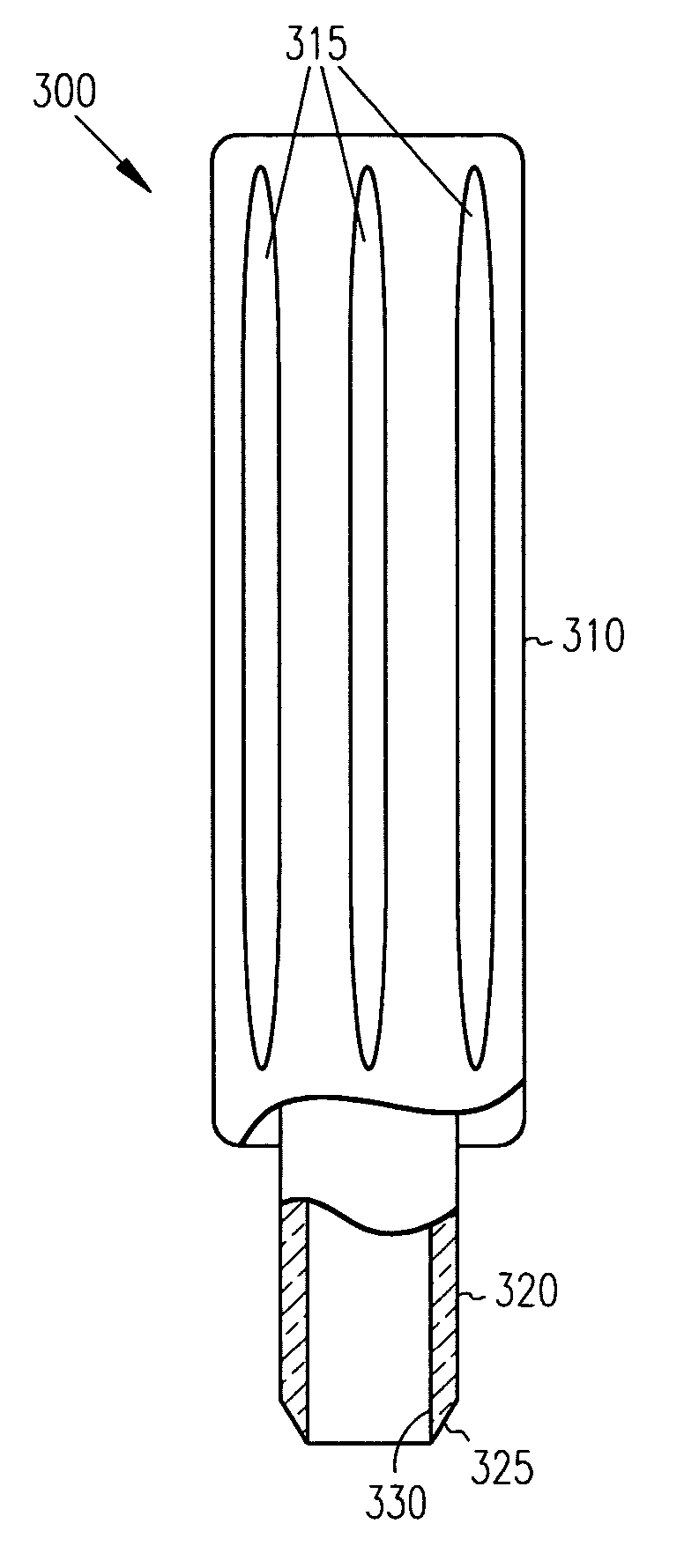 Biopsy punch having limited length cutting edge