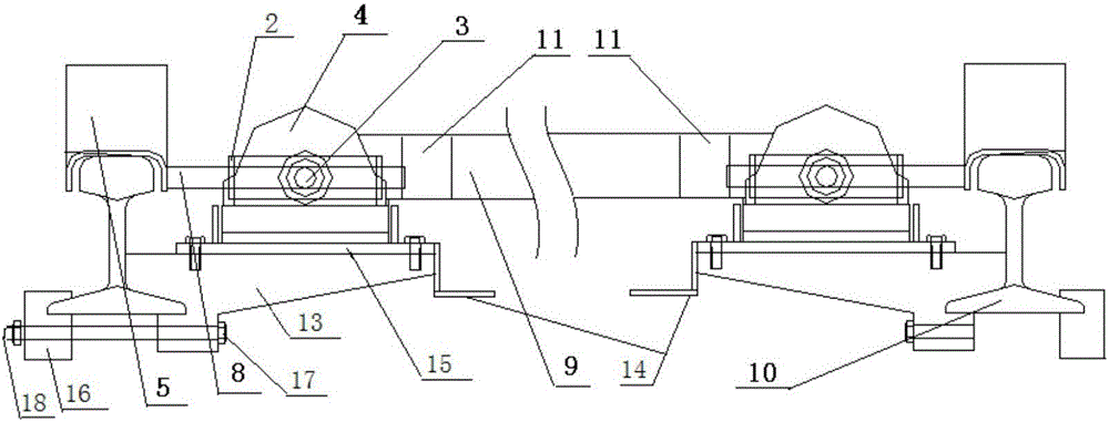 Parking method for train sliding prevention system used on railway line