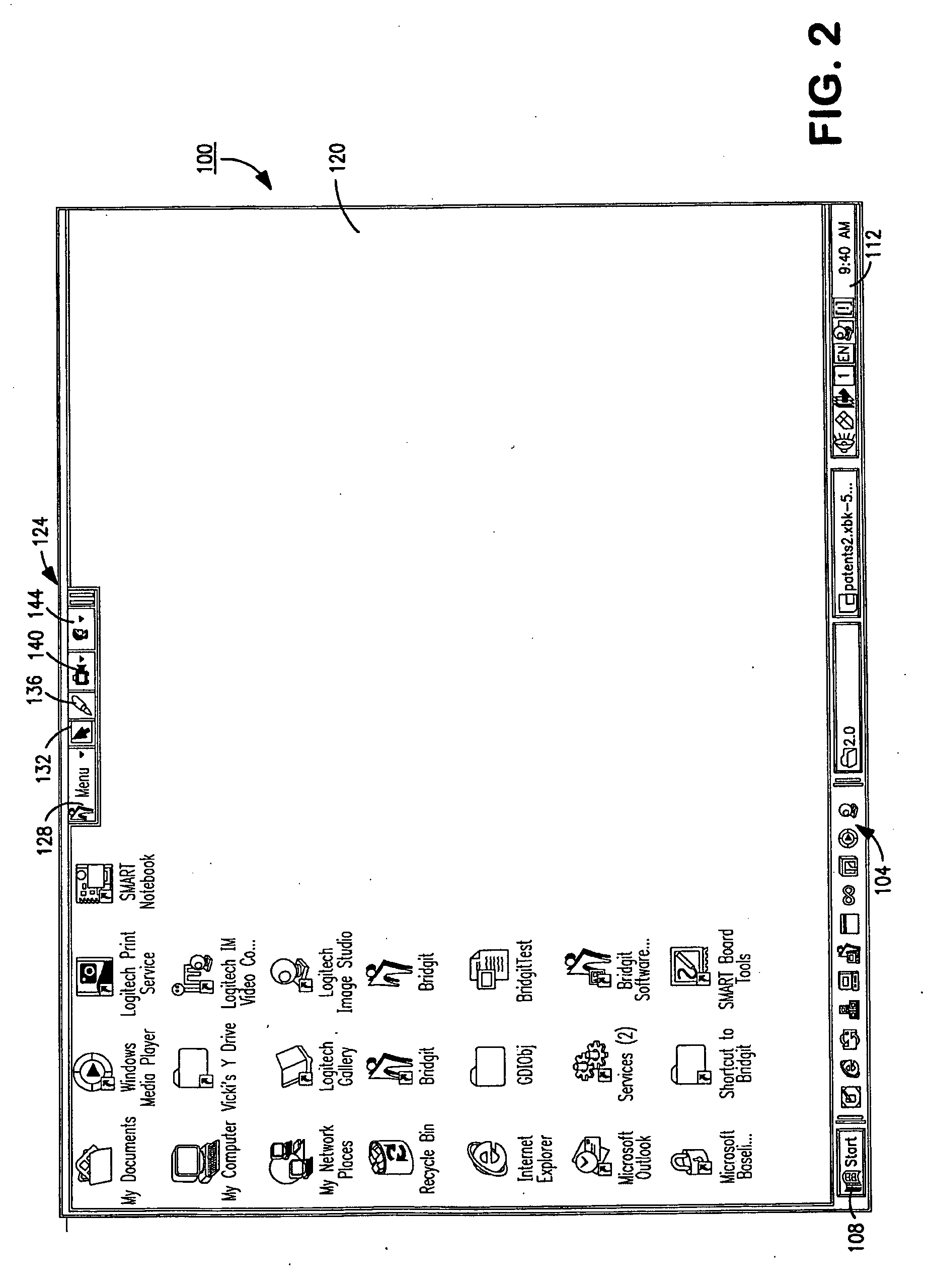 Desktop sharing method and system