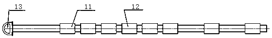 A pipe-inserting type soil water detector calibrating device