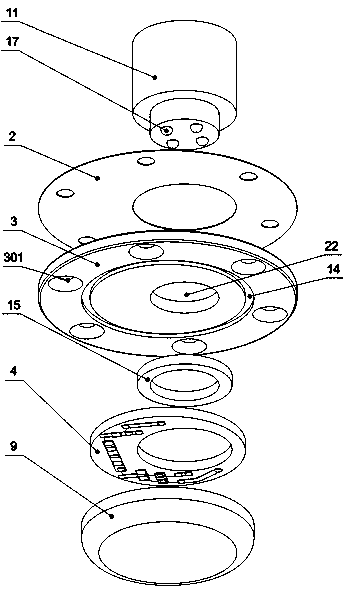 LED ceiling lamp with multiple light sources