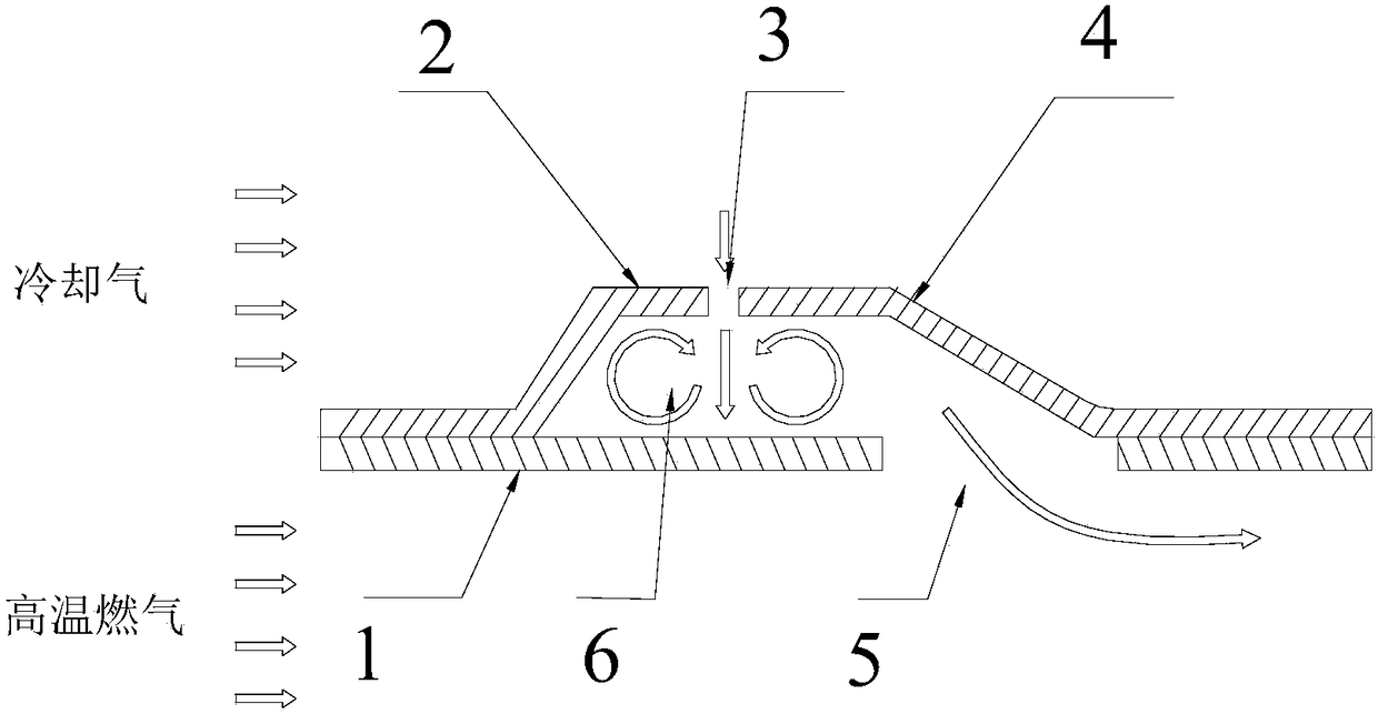 Bulging bag type cooling structure for binary spray pipe