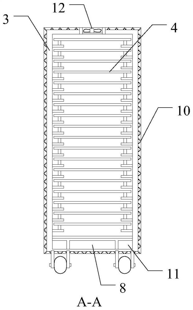 Automatic device for cooperative rearing of young silkworms